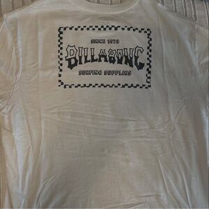 Billabong Cream Surfing Supplies Tee